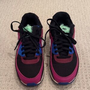Nike Black and Pink Athletic Shoes